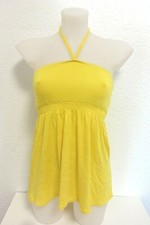top dos semi nu Taille S 34 36  haut bustier jaune été plage Femme
