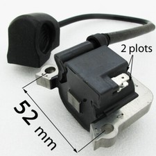Bobine electronique 52 mm 2 plots allumage Débroussailleuse pompe rotofil