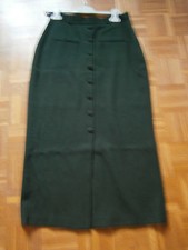 JUPE LONGUE VERT BOUTEILLE TAILLE 42 MARQUE 1-2-3 