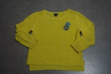 Pull fin jaune "ananas" Kiabi -3 ans