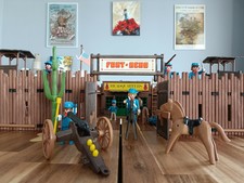 Playmobil 3191 Fort RENO Western Far West Ouest System Klicky Nordistes Vintage