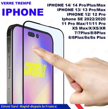 Verre Trempé iPhone XS Max XR 6 7 8 11 12 Pro Vitre Protection Ecran Intégral 3D