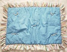 Vintage 1982 Nounours Beddy Ours Maternelle Berceau Lit Couette Bleu Couverture