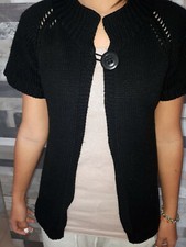 Gilet Only noir manches courtes T L