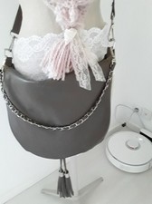 sac IKKS the plumber ,cuir kaki /gris grand modèle