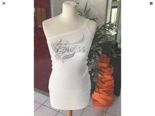 Pull « Une epaule »  GUESS taille M blanc/argenté tres bon etat