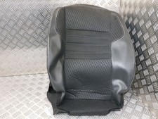 Housse dossier siège avant gauche cuir noir - Renault Scenic III Bose 146402032*