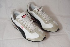 Puma Speeder Unisexe Chaussures Baskets Taille 39 Bas Top Blanc Cuir XS17