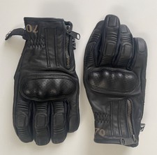 Gants moto cuir SEGURA taille 8  Très souple  Noir  "été"