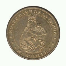 13-0044 - JETON TOURISTIQUE MDP -Notre Dame de la Garde Vierge à l'Enfant 2009