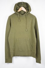 Calvin Klein Jeans Capuche Hommes Grand Armée Vert Mélange à Capuche Pull