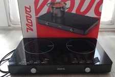 Table Double Plaque de Cuisson 2 foyers à Induction 3100 Watts - Noir