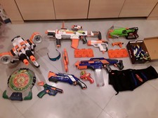 Lot  de fusil, pistolet Nerf et ses accessoires 