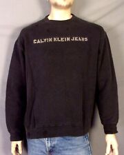 Vintage 90s Rare Calvin Klein Ck Étiquette Sort Sortie Logo Brodé Sweat Taille L