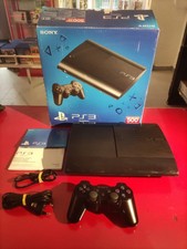 Sony PlayStation 3 Ultra Slim 500 Go En Boite + 1 Manette Dualshock bon état