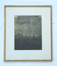 Ronald Mallory (NY CA b. 1939) Ink on Paper Abstract , 1960's #2