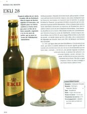 Publicité contemporaine bière Allemande Eku 28 issue de livre 2006