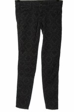 BENETTON JEANS Pantalon cigarette brun-noir imprimé allover style décontracté