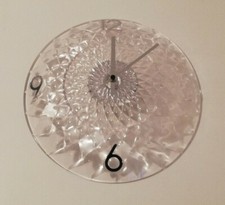 Guzzini Horloge murale transparente Pio & Tito Toso