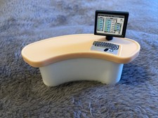 Playmobil accessoire 1 bureau comptoir magasin Écran