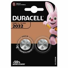 Piles CR-2032 Duracell Piles CR2032 DL2032 lot de 2 piles bouton lithium 3v pile