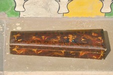 Vintage Unique Forme King Chasse Animal Peint en Bois Artisanal Boîte