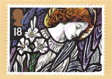 CARTE POSTALE ART CHRISTMAS East window of St Jame's Church Pangbourne