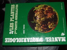  26$$ Livre Manuel d'Aquariologie Les Plantes eau Douce Eau de Mer  