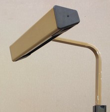 Applique de tableau vintage ? MÉTAL DORE murale luminaire néon LINOLITE #1