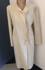 Valentino Boutique Manteau Femme Crème Vintage Taille 40/42 Italy Brand Fashion