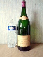 BOUTEILLE vide VIN BOURGOGNE "JABOULET-VERCHERRE" Beaune Jéroboam 5 l.Wine !