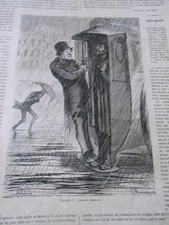 Gravure 1862  Caricature de H. Daumier Complet !!