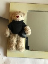 Cadre bois miroir avec ourson