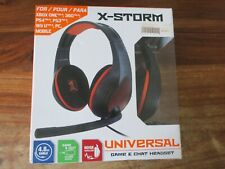 CASQUE FILAIRE - SUBSONIC / X-STORM   -- pour PS3 / PS4 / XBOX ONE / WII U / PC 