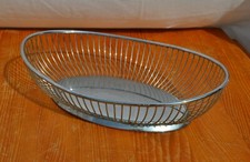 corbeille à fruits Alfra Alessi Italie panier à pain fil en acier inoxydable ron