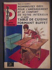 SYSTEME D n° 226 oct 1964 Table de cuisine formant buffet