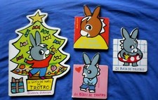 lot n°2 de 4 livres tout carton de L'âne TROTRO / Bénédicte Guettier / NOËL *