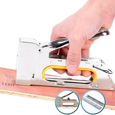 4/6/8mm Heavy Duty Agrafeuse Facile Charge pistolet à Clous avec +2500 Staples