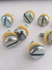 LOT DE 6 VIS DE CARTER M5 avec rondelles MOBYLETTE  MOTOBECANE (noire ou beige)