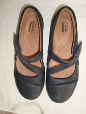 Ballerines Clarks Cuir Bleu Marine Pointure 39.5