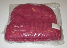 NIP BLESS BOX Women's Winter Knit Hat Beanie CORAL PINK ONE SIZE