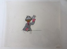 Disney Animaton Cel Ludwig Von Drake Wonder World 1960's TV Show #133