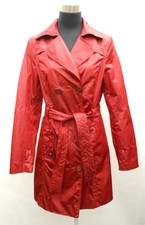 Veste ZELIO T 38 / 40 M 2 Rouge ceinture 2 poches TBE jacket Raincoat chaqueta