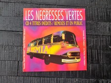 LES NEGRESSES VERTES CD PROMO 4 TITRES INEDITS ET REMXES EN PUBLIC