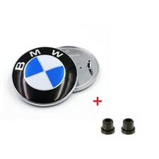 1X Logo Embleme insigne Capot Avant BMW 82mm E46 E30 E39 E34 E60 E36 E38 M3 Neuf