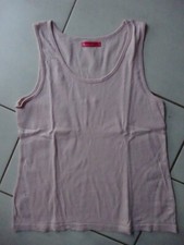 débardeur coton rose TISSAIA basics TAILLE 42/44 TBE