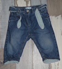NRF395 ? 12 mois OBAIBI ~ Pantalon en jean bleu doublé Fille ?