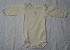 Body blanc cassé pour garçons, Petit Bateau, 3 mois (60 cm)