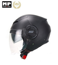 Casque Jet MP Helmets Jet S749 TWISTER Noir Mat Homologué   Noir Mat XS S M L XL