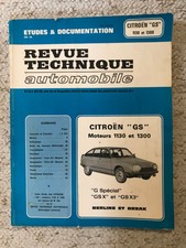 REVUE TECHNIQUE AUTOMOBILE CITROËN GS 1130 et 1300